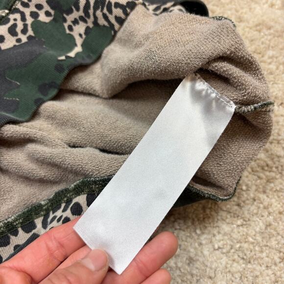 Zadig & Voltaire Upper AO Camou Cheetah Camo Crew Sweatshirt Women's S - Picture 7 of 8